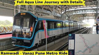 Ramwadi - Vanaz Aqua Line Metro ride | Pune Metro
