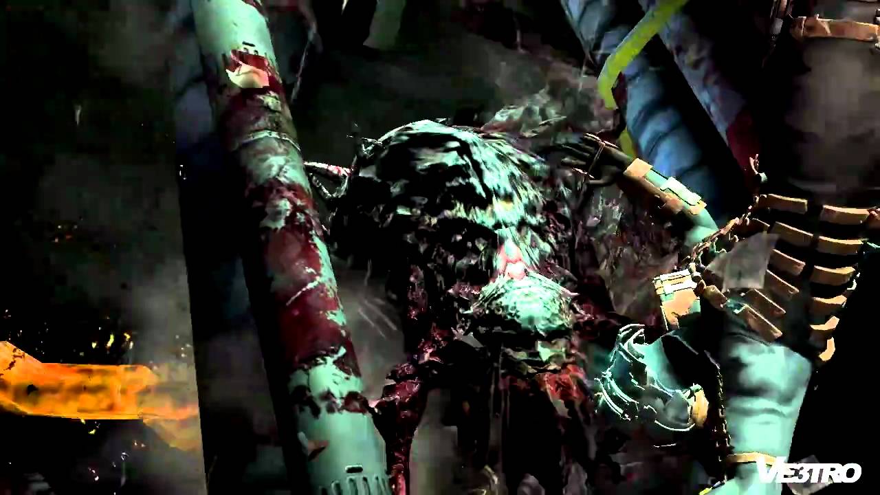 Dead Space 2 Big Necromorph Boss Battle Gameplay Hd 7p Youtube