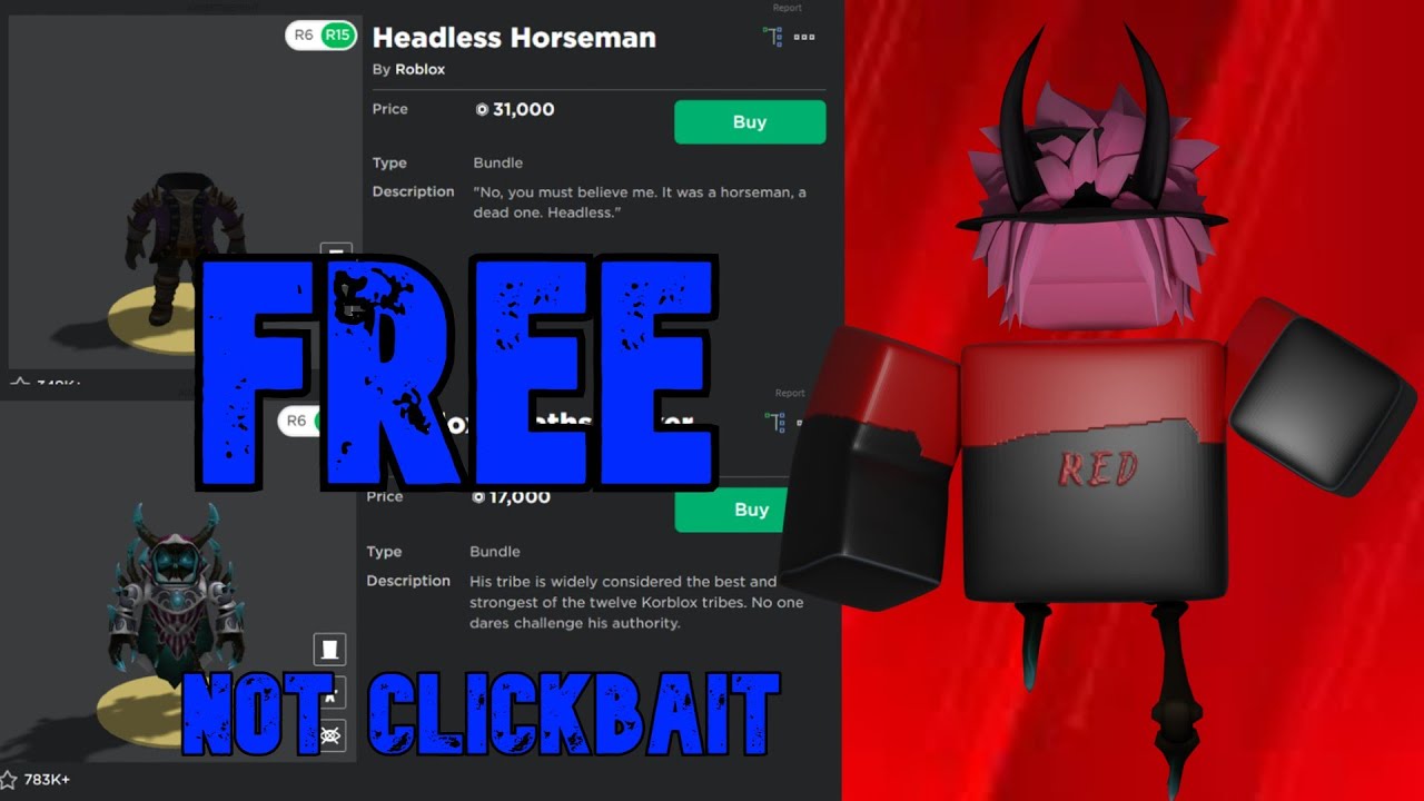 Is Headless Horseman Free On Roblox? - GINX TV