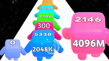 Level Up Numbers vs Circles Run - Level Up Number (Max Level, Math Games) New Update
