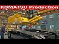 Komatsu production excavator manufacturing