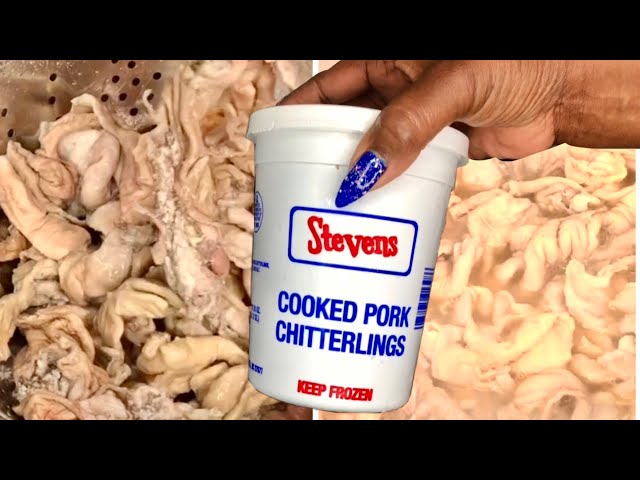 Stevens Cooked Pork Chitterlings Frozen - 28 oz tub