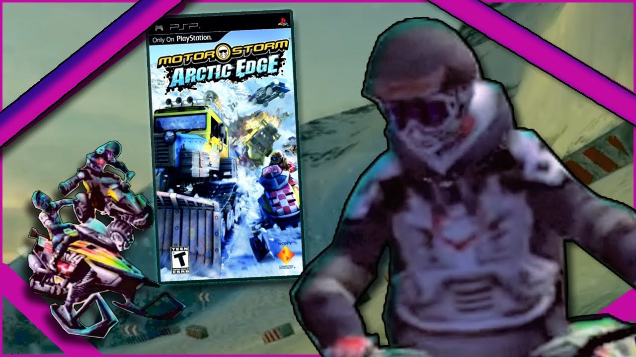 Игра MotorStorm: Arctic Edge для PSP доставила массу удовольствия.