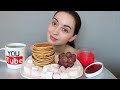 УЖАСНАЯ ИСТОРИЯ МОЕЙ БАБУШКИ / ПАНКЕЙКИ MUKBANG asmr Ayka Emilly