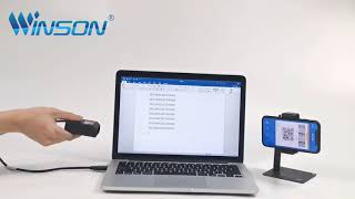 Winson WGI-3120 industrial fixed mount barcode scanner module
