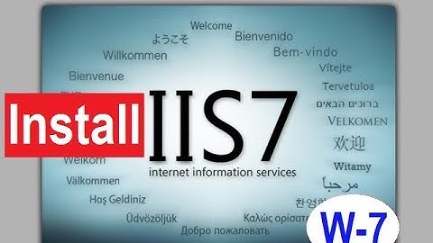 How to Install IIS On Windows 7 Step By Step. swift learn