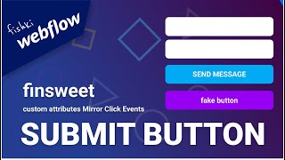 Кастомная кнопка для формы webflow | custom submit button