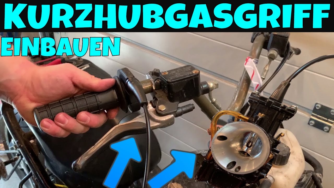 TUTORIAL] Kurzhubgasgriff einbauen und Gaszuganpassen