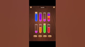 Water Sort Level 16 | Improve Brain Function | Focus | Relax | ASMR