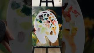 🎨The Palette ➤ 🖼️The Painting ➤ 🖌️The Process #colourpalette #art #shorts