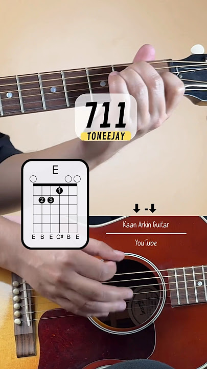 711 - TONEEJAY. Guitar Tutorial | Easy Chords #guitar #guitartutorial #guitarchords