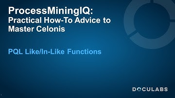 Celonis PQL Like & In-Like Functions - A ProcessMiningIQ Tutorial