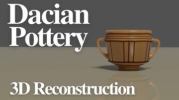 3D reconstruction of Dacian Pottery | Dacian Kantharos