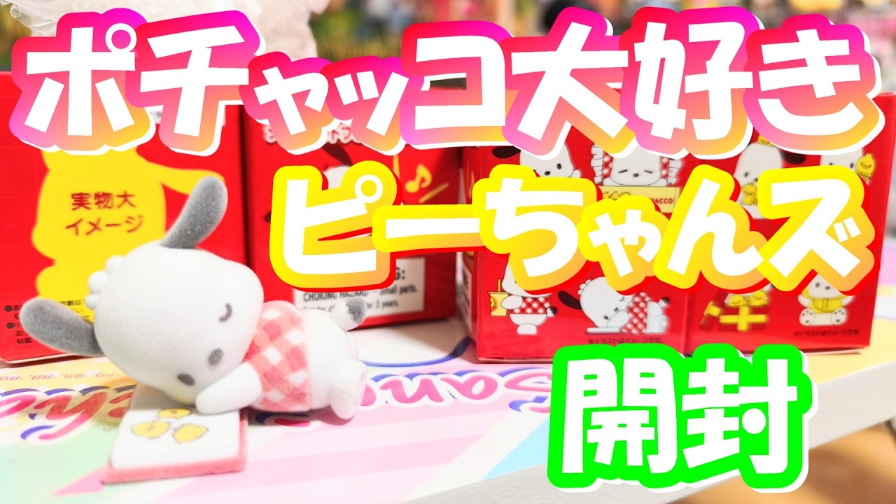 【最高峰フィギュア】ポチャッコ大好きピーちゃんズ　フュギュア開封 サンリオ