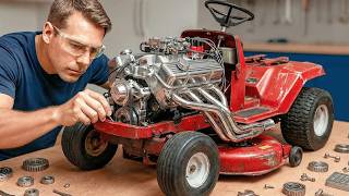 Man Transforms Old Lawn Mower into a Fast Racing Go-Kart | Start to Finish by @mycustomgokart