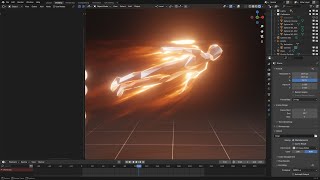 Making the Human Torch in Blender 4.5