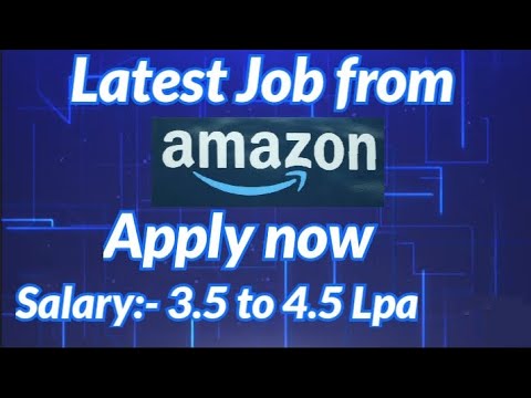 👉Apply for latest job from Amazon|| Salary Upto 4.5 Lpa 🔥💥