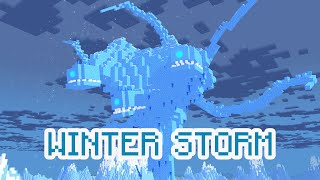 Winter Storm  Minecraft animation