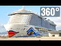 🔱 360 video cruise ship VR AIDAnova New Mediterranean Sea cruises Virtual Reality