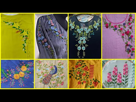 type K boat neck/flower embroidery latte 【公式通販】