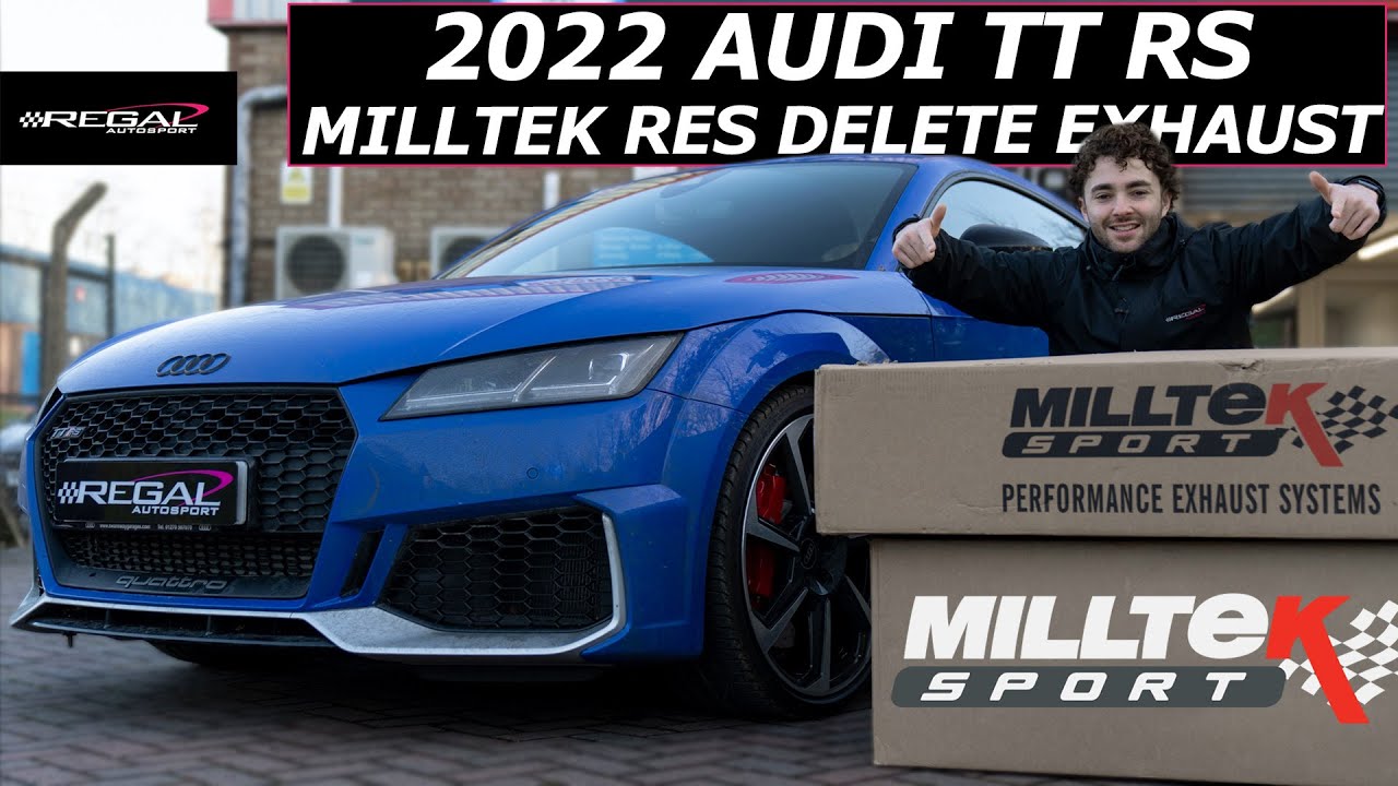 8S TTRS Milltek GPF-Back Exhaust System Upgrade [Before & After