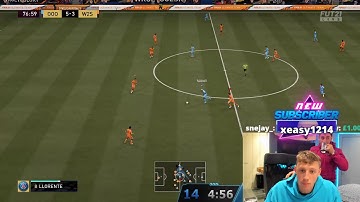 Harry W2S breaks controller live on Twitch Stream w/AnesonGIB (FIFA Rage)