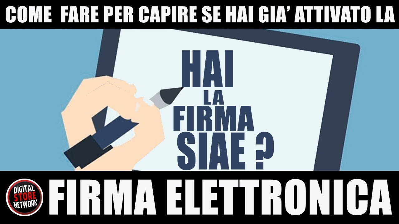 VERIFICA FIRMA ELETTRONICA SIAE