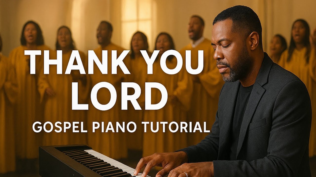 How To Play Thank You Lord | Gospel Piano Tutorial – Easy Chords for ...