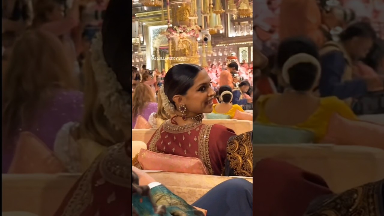Deepika Padukone And Ranveer Singh At Anant Ambani And Radhika Merchant Wedding 