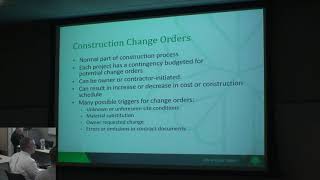 Change Orders vis a vis Construction Contracts