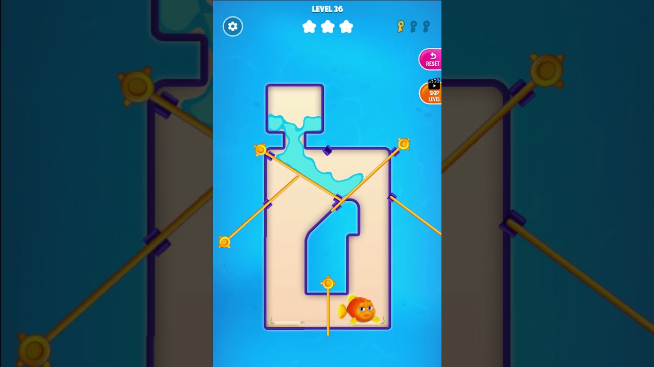 Save the Fish - Level 36 - Gameplay Walkthrough