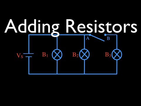 Resistors in Electric Circuits (6 of 16) Adding Resistors to Parallel Circuits, Part 1