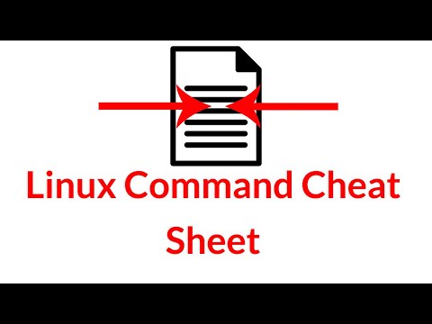 Linux Command Cheat Sheet