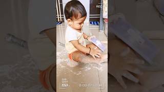 Kitchen king 🤴 #cutebaby #cute #baby #ytshorts #king #kitchen