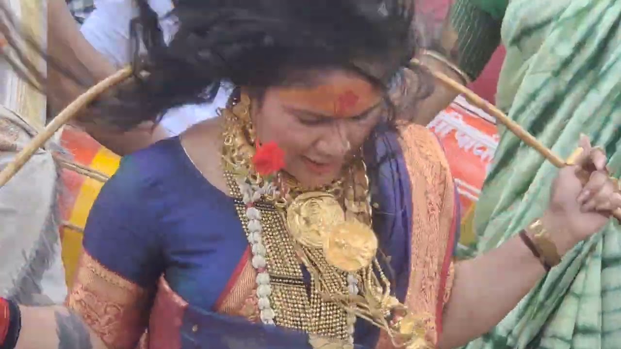 🔥काळू येत खेळती मांढर डोंगरावर 🧿 गुरुवर्य : मोनाली आई विधाते वार खेळताना 🌏#explore #kalubai #reels