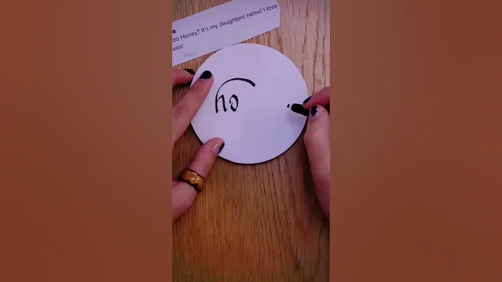 Honey ambigram tutorial