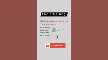 BMC MCQ #civil_engineering_mcq #shorts #youtubeshorts #buildingmaterial #bmc #civilengineeringcareer