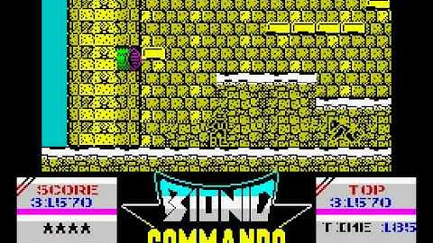 8 Bit Gameplay - Bionic Commando - Spectrum