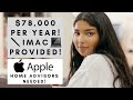 APPLE AT HOME ADVISORS NEEDED NOW! UP TO $78,000 PER YEAR! IMAC PROVIDED! REMOTE WORK FROM HOME JOB