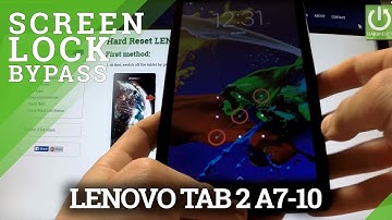 Hard Reset LENOVO Tab 2 A7-10 - Bypass Password by Factory Mode