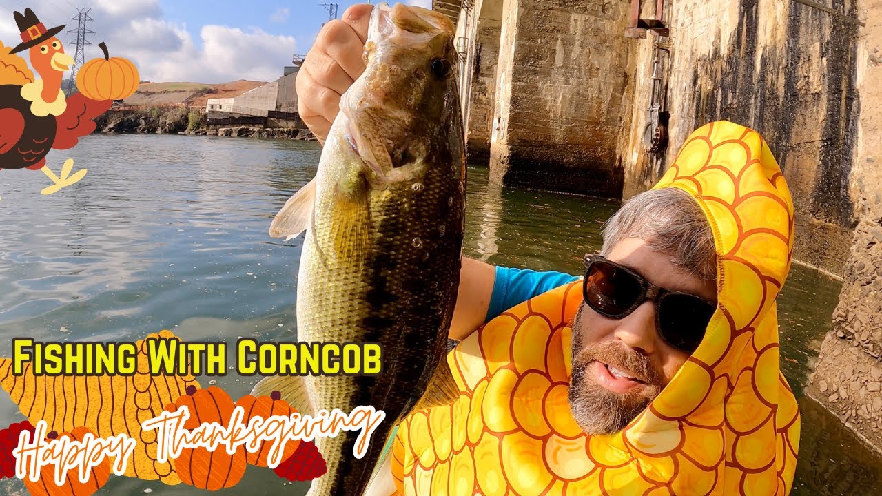 Fall Fishing the Dam with Special Guest “Corncob” – Thanksgiving Bass Fishing Special