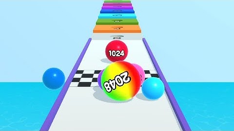 Ball Run 2048 - All Levels Gameplay Android, iOS (Part 2)