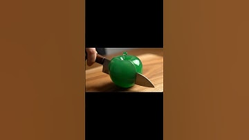 ASMR 025 #shortsvideo  #aiart #satisfying #aishorts #experiment #asmr  #fruit #animation #crystals