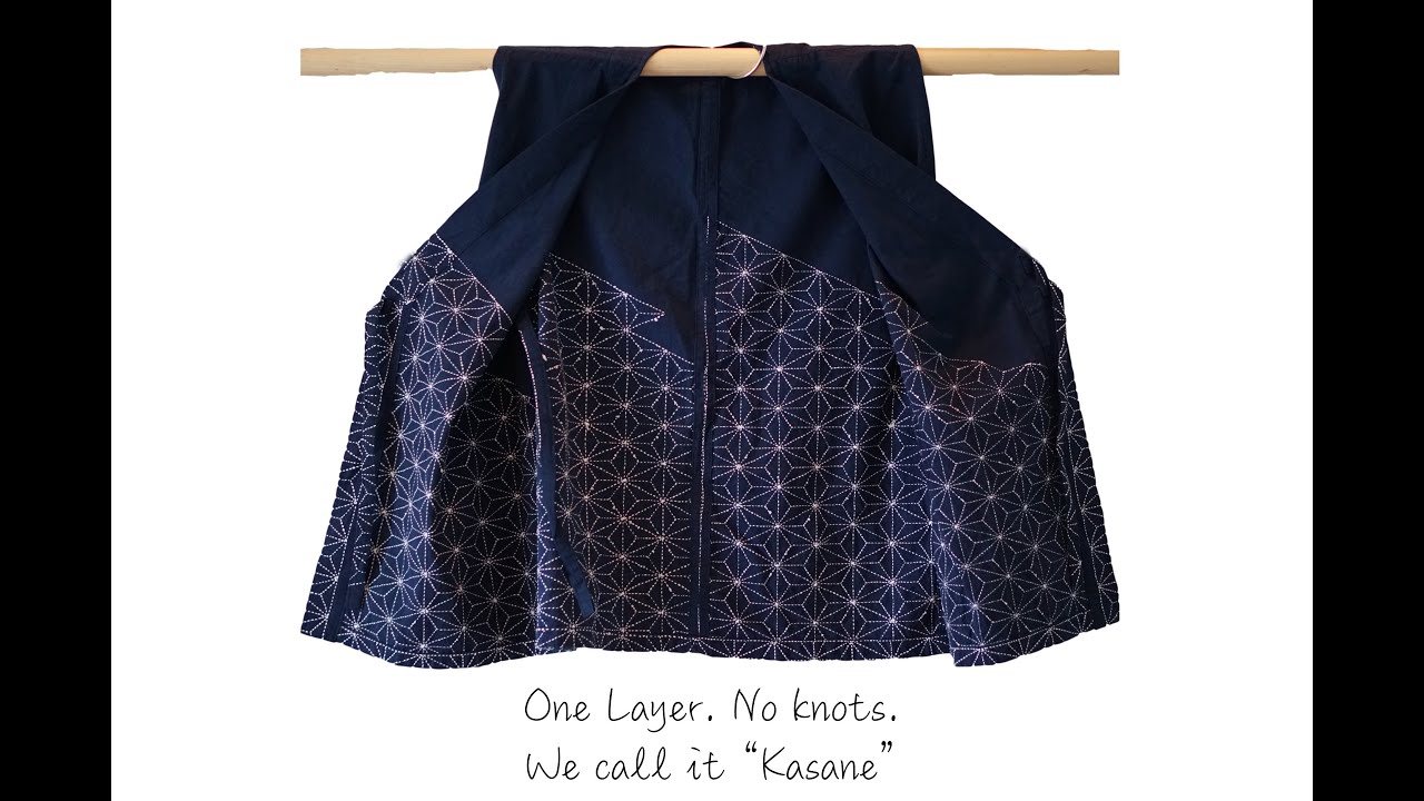 Почему сашико делается с узелками или без узелков? / как начинать и заканчивать сашико без узлов.