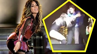 Fifth Harmony Ally Brooke DRAGGED By Hair,FAN Attack On Stage During Concert !