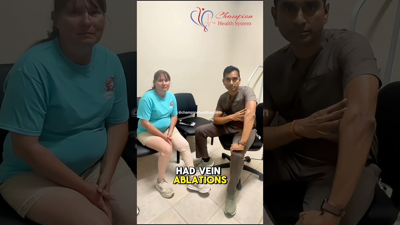 Ms. Angie’s life changed after vein ablation by Dr. Ramaraj. Pain-free at last!