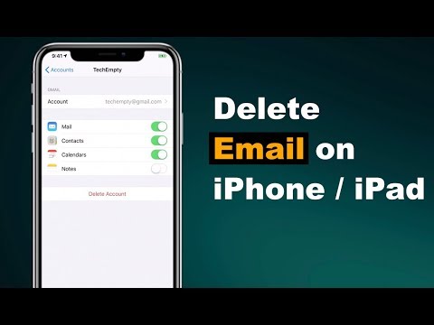 How to Delete an Email Account from the iPhone/iPad?