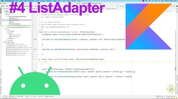 Adapters en Kotlin #4 ListAdapter, crear estructura base del adaptador(ViewHolder y ItemCallback)