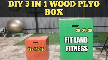DIY  3 IN 1 WOODEN PLYO BOX