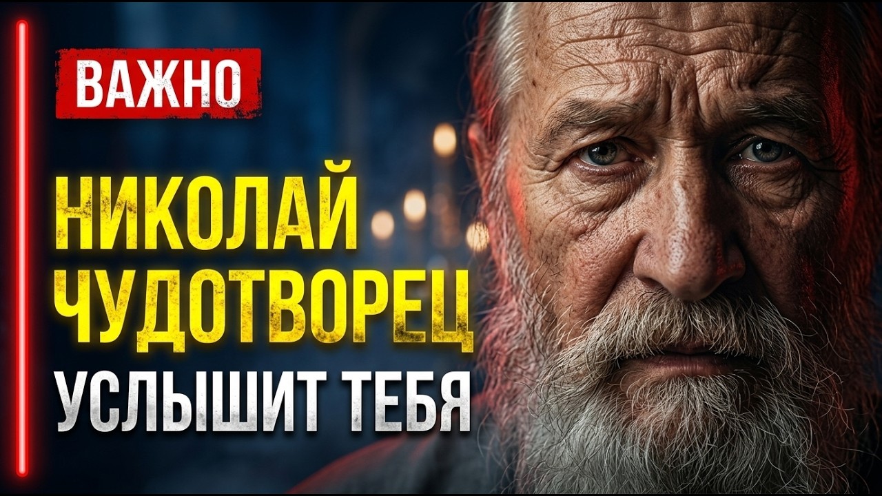 НИКОЛАЙ ЧУДОТВОРЕЦ УСЛЫШИТ ТЕБЯ. Сильнейшая молитва, когда опускаются руки